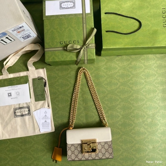 Hyper Peter GUCCI small bag padlock shoulder 0804